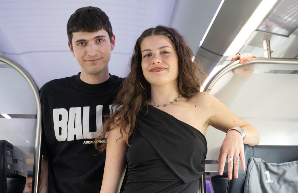 Abor und Tynna auf dem Weg nach Basel