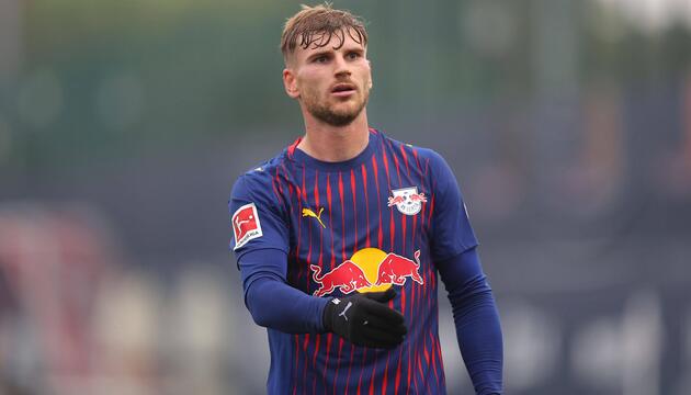 Timo Werner ist bei RB Leipzig nur Reservist.