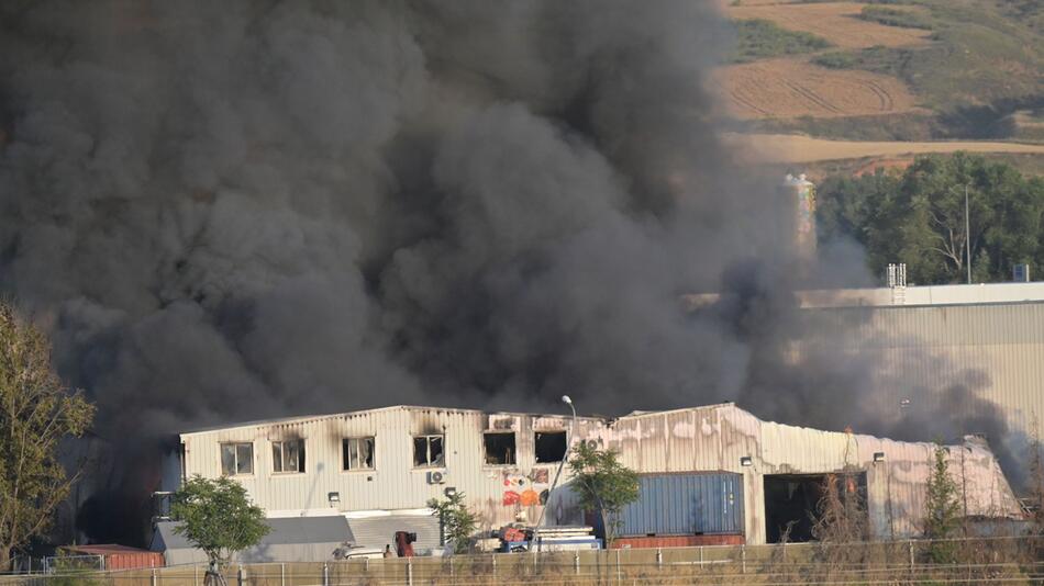 Brand in Lithiumbatterie-Firma in Spanien