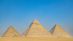 Gesamtansicht der Pyramiden von Gizeh