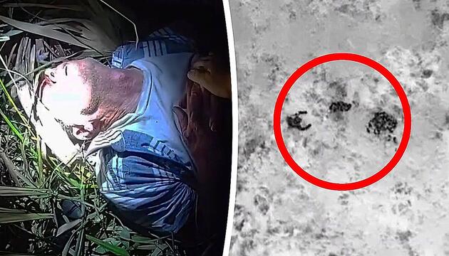 Per Drohne aufgespürt: 86-Jähriger 80 Stunden lang in der Wildnis verschollen