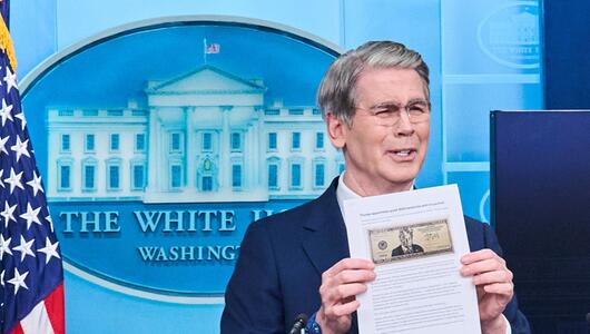 US-Finanzminister Bessent - 250-Dollar-Schein