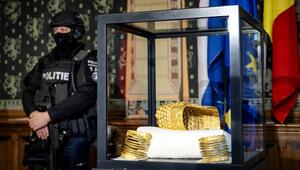 Gestohlener antiker Goldhelm