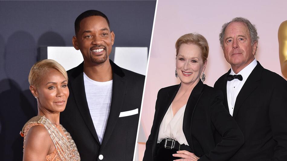 Jada Pinkett Smith und Will Smith sowie Meryl Streep und Don Gummer