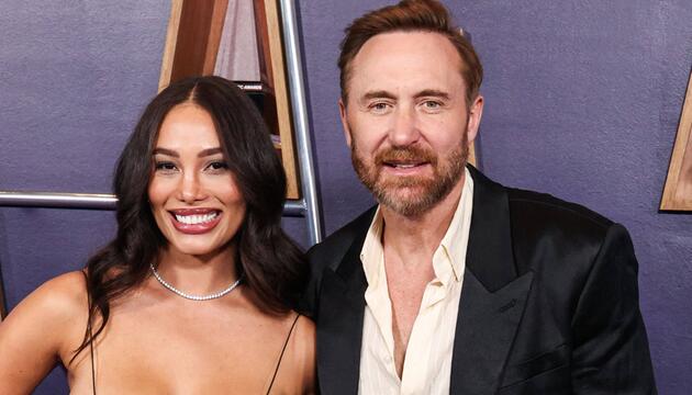 David Guetta und Jessica Ledon bei einem Auftritt in Las Vegas.