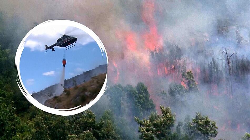 Waldbrände außer Kontrolle: Militär unterstützt Löscharbeiten in Süd-Bosnien