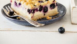 Käsekuchen mit Blaubeeren