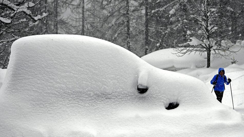 Schneechaos in Österreich