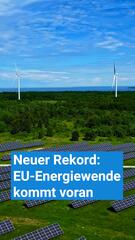 EU-Energiewende kommt voran