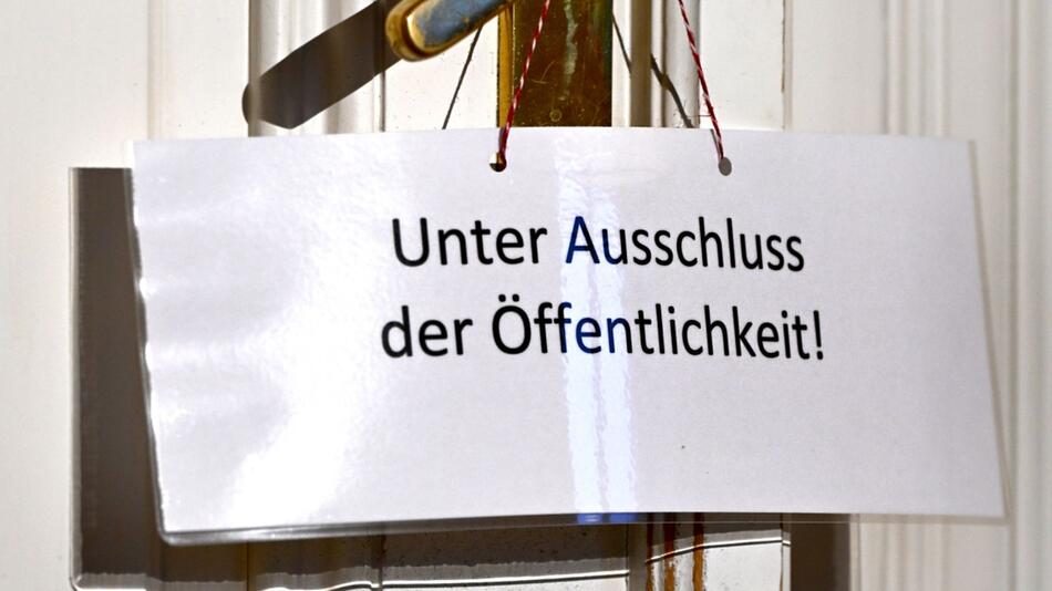 Öffentlichkeit bei Prozess ausgeschlossen