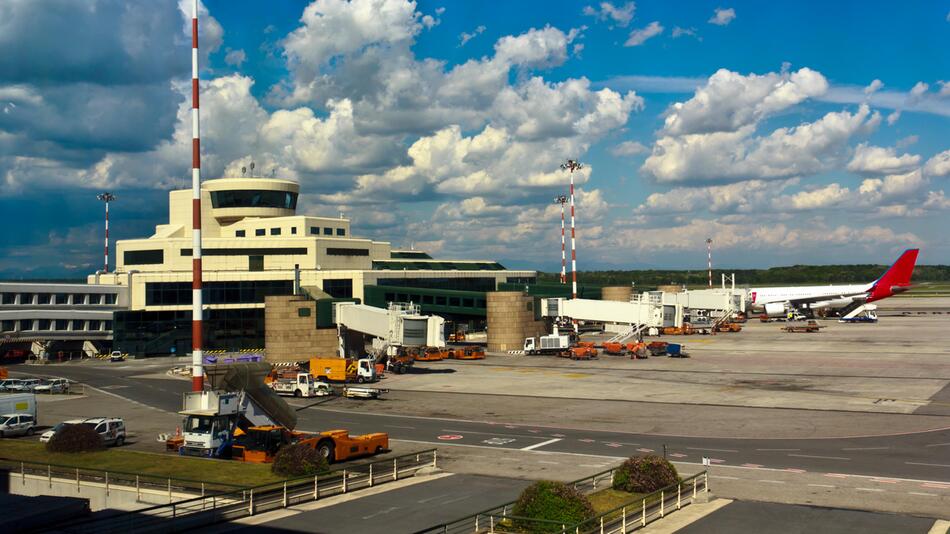 Flugahfen Malpensa in Italien