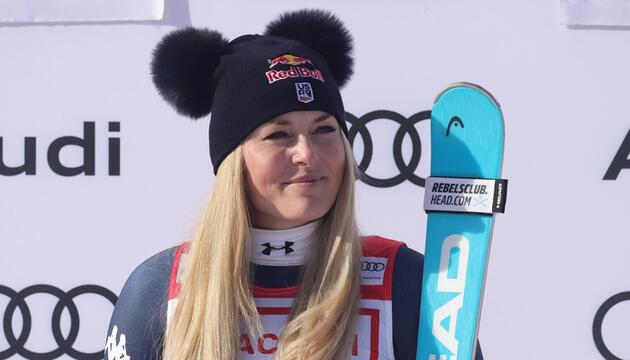 Lindsey Vonn ist nach ihrem schweren Sturz zurück im Fitnessstudio.