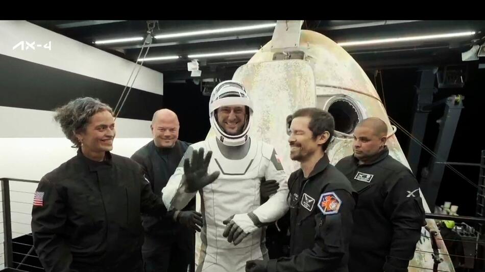 Private Astronautenmission von ISS zurück auf der Erde