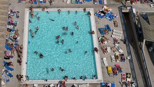 Freibad am Stadtstrand in Barcelona