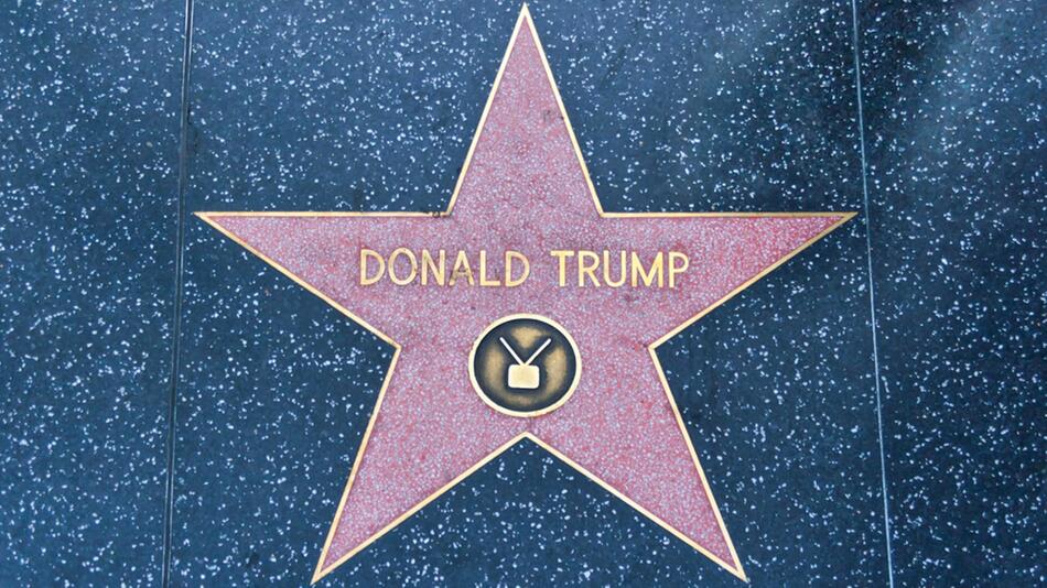 Donald Trumps Stern auf dem "Walk of Fame"