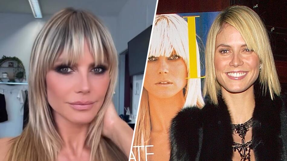 Heidi Klum überrascht ihre Fans mit einem Frisuren-Comeback.