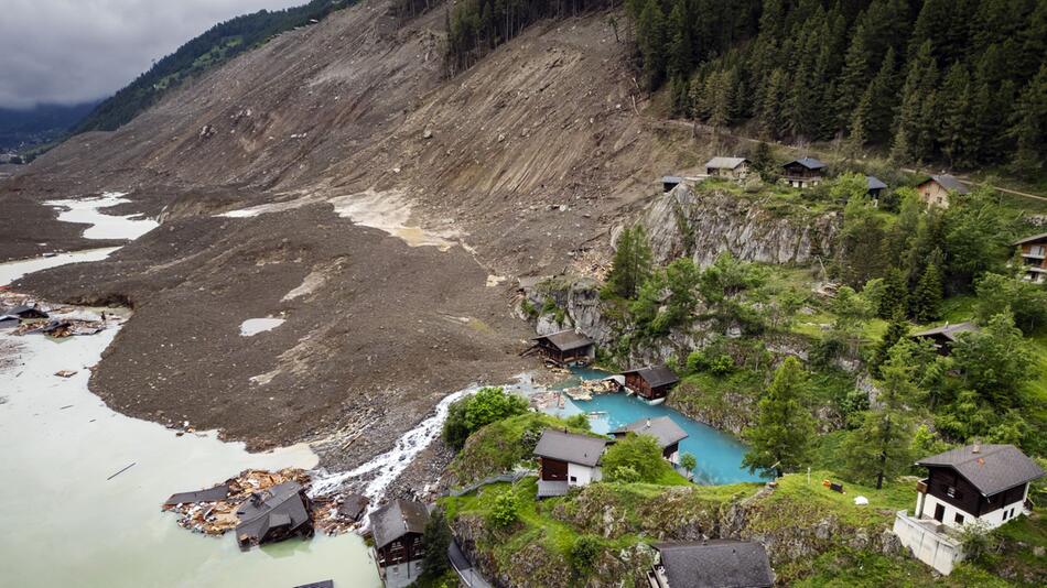 Bergsturz im Wallis