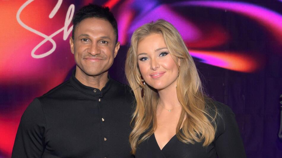 Daniel Aminati und seine Ehefrau Patrice Aminati bei der "Beatrice Egli Show 2025".