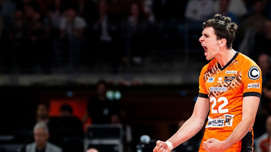 Die Freude muss raus: Jake Hanes (BR Volleys)