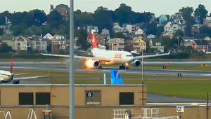 Flammen schießen aus Triebwerk: Swiss-Air-Flieger muss Start in Boston abbrechen