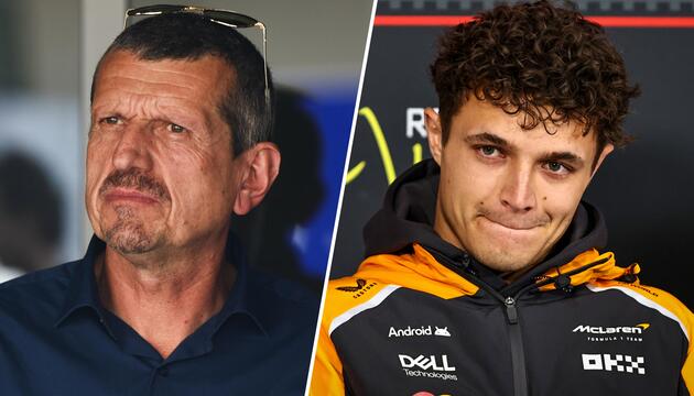 Günther Steiner, Lando Norris