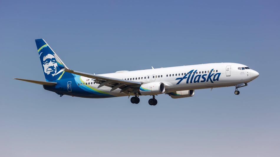 Alaska Airlines Maschine des Typ Boeing 737-9 Max