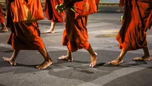 Gruppe buddhistischer Mönche