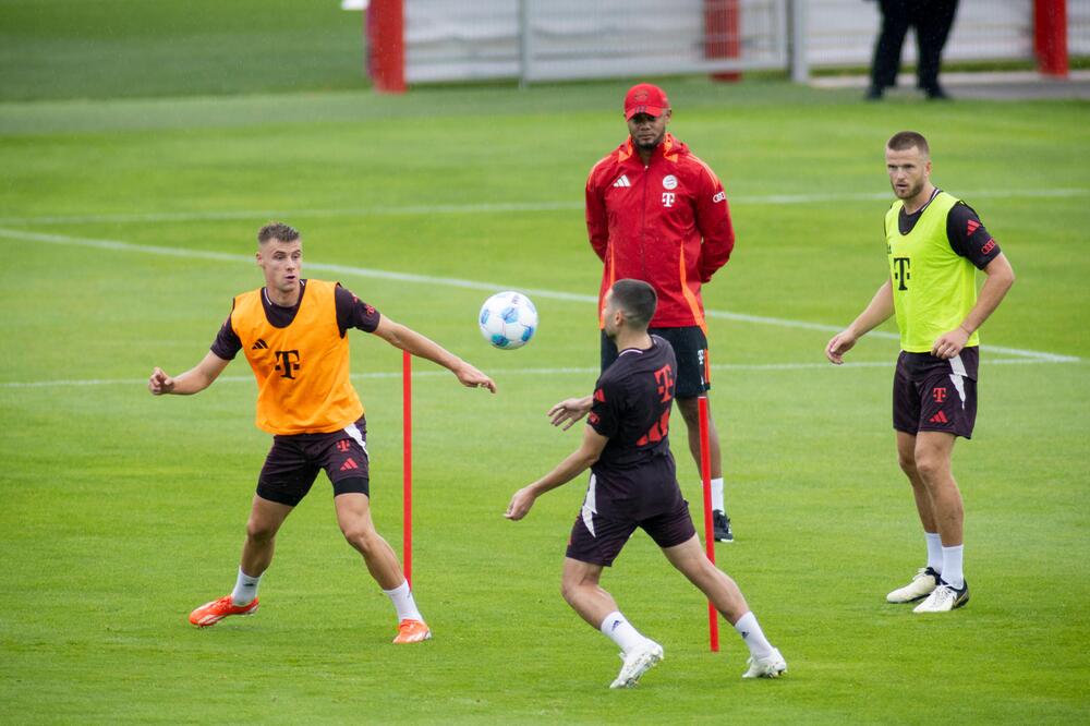 Kompany im Bayern-Training