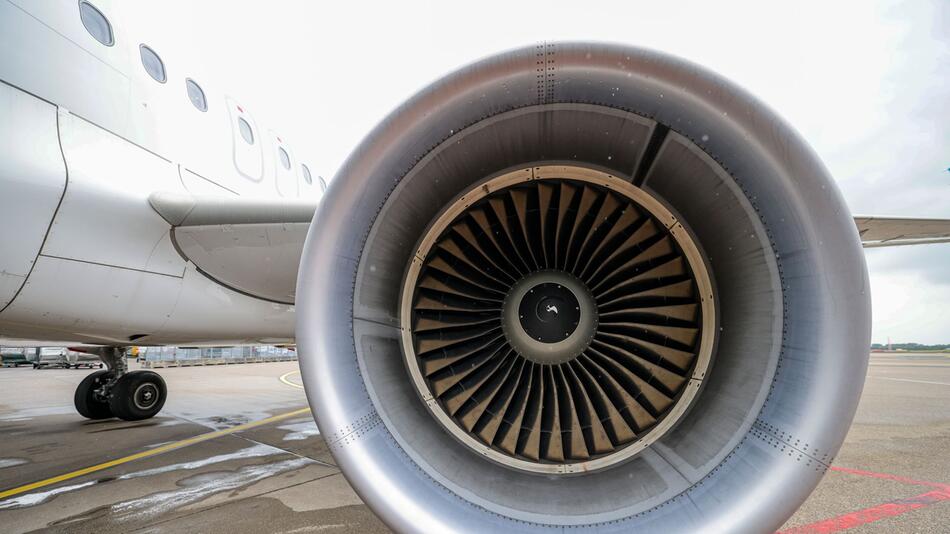 Turbine am Flugzeug