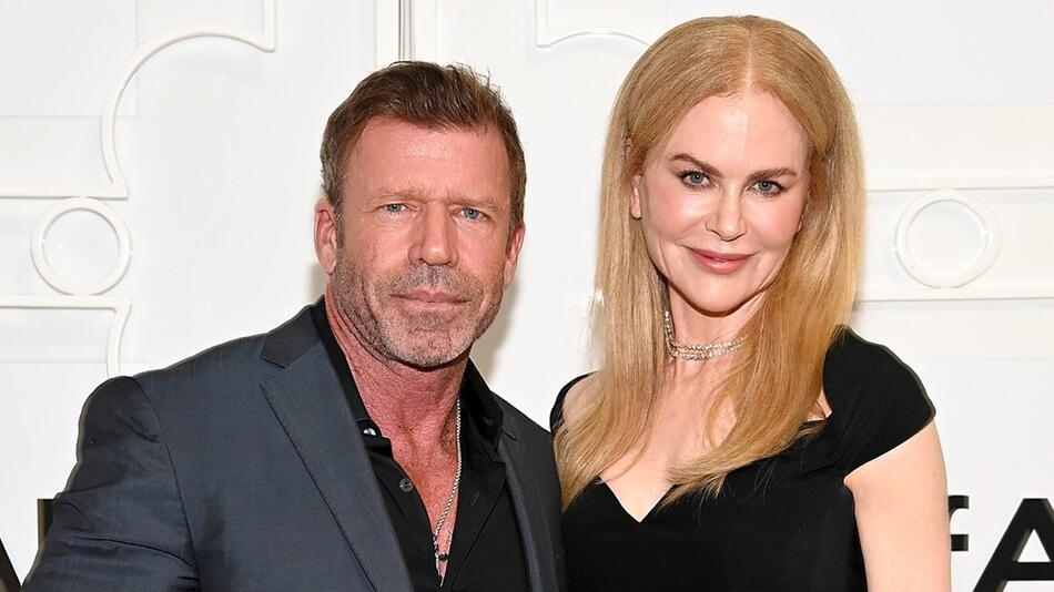 Nicole Kidman mit Taylor Sheridan in Dallas.