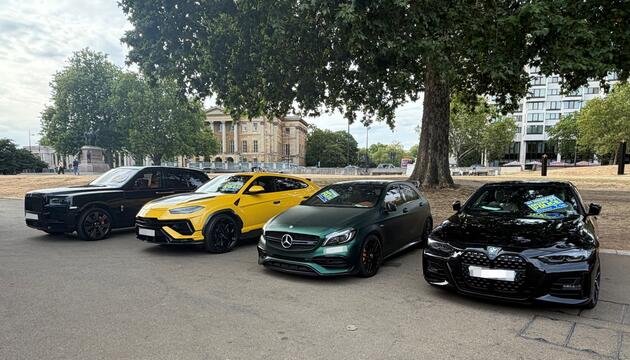 Londoner Polizei beschlagnahmt Dutzende Luxusautos