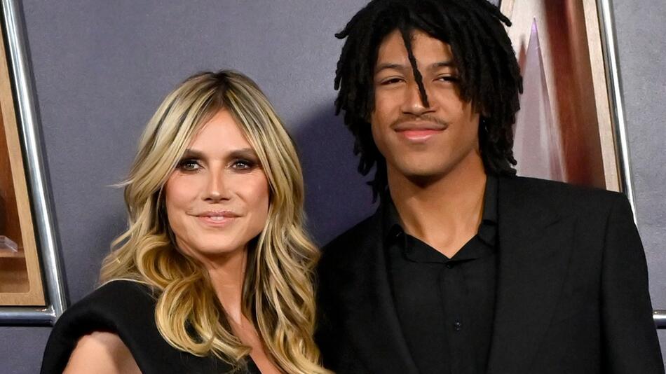 Heidi Klum und ihr ältester Sohn Henry - nur zwei der Partygäste anlässlich des US ...