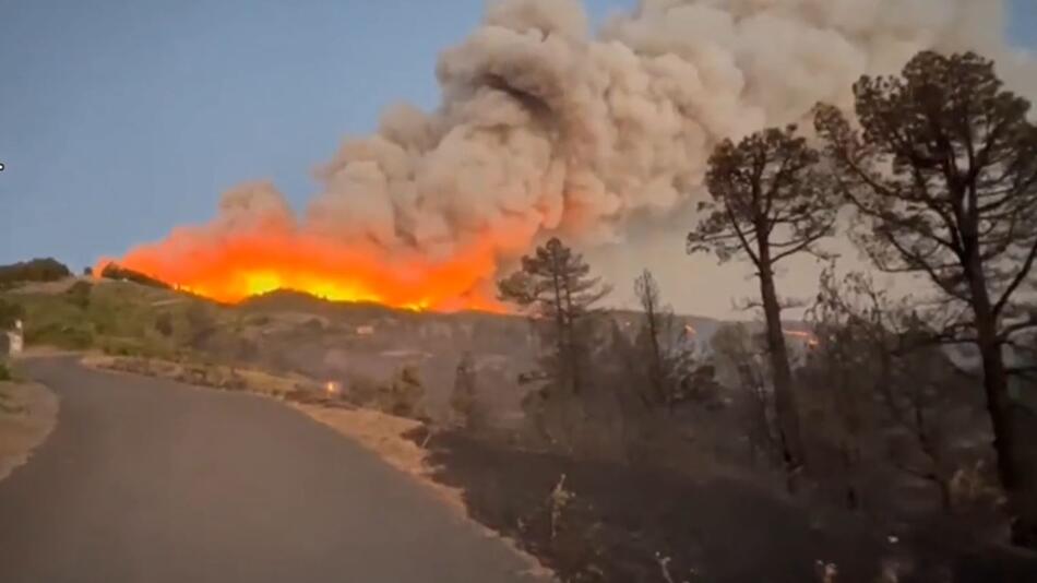 Brand auf La Palma