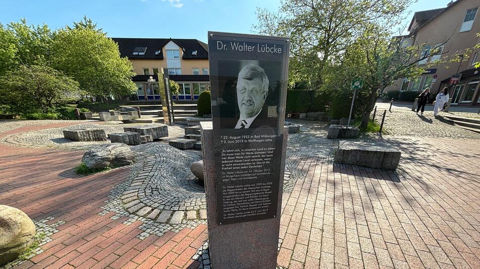 Gedenkstein für Walter Lübcke