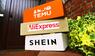 Temu, AliExpress und Shein