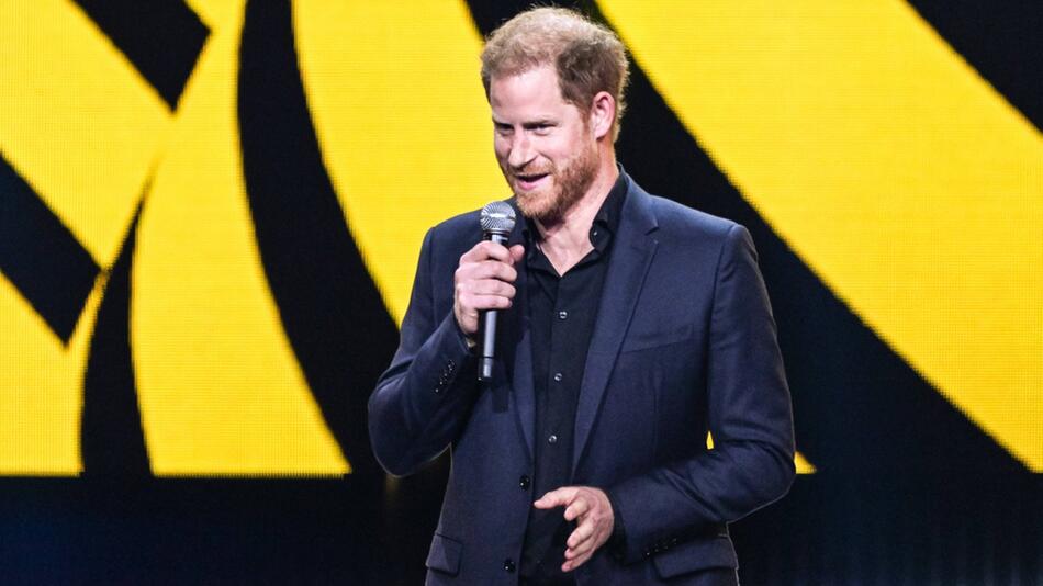 Prinz Harry während der Invictus Games 2023 in Düsseldorf.