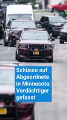 Schüsse auf Abgeordnete in Minnesota: Verdächtiger festgenommen