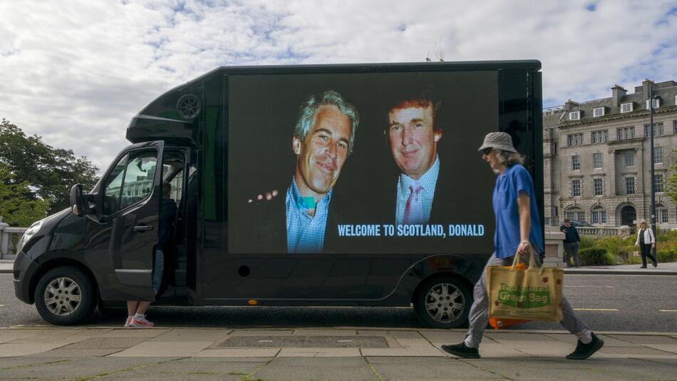 US-Präsident Trump in Schottland