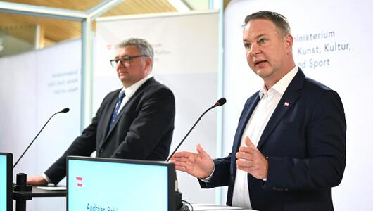 Babler (r.) und Leichtfried 