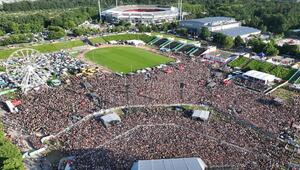 Blick auf die Veranstaltungsfläche in Nürnberg: Vom 6. bis 8. Juni feiern bei Rock im Park 88 ...