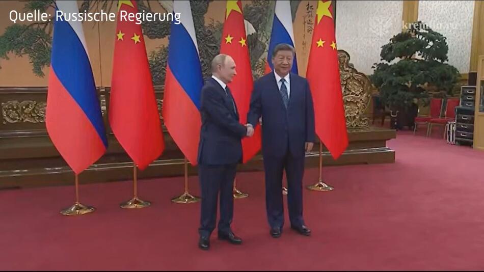 Putin und Xi betonen Einigkeit - Gut 20 Abkommen besiegelt