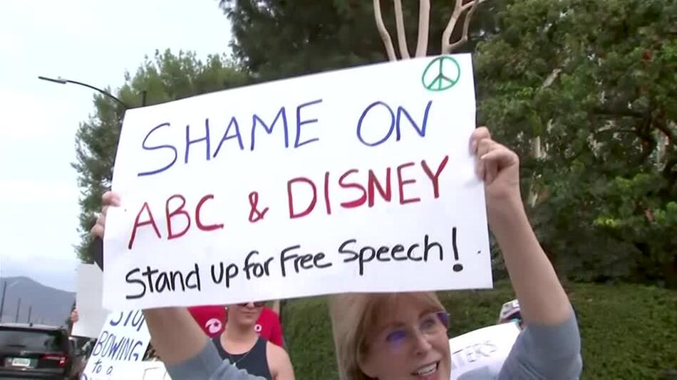 Proteste gegen Absetzung von Jimmy Kimmel