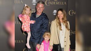 Eric Dane mit Ehefrau Rebecca Gayheart und den beiden Töchtern Billie und Georgie.