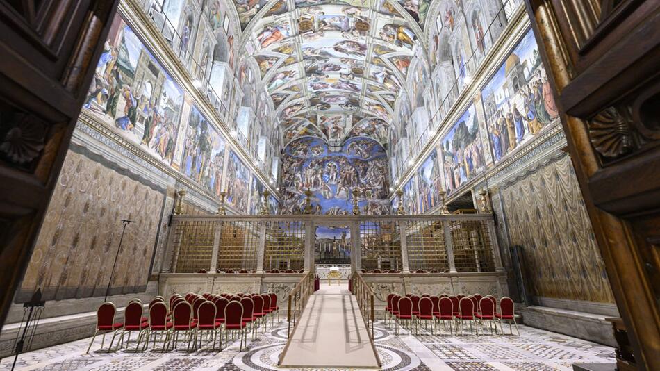 In der Sixtinischen Kapelle wurde der neue Papst gewählt.