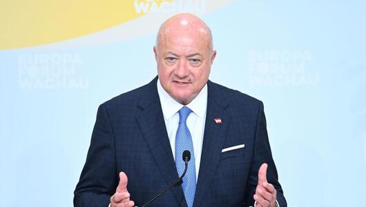 Bundeskanzler Christian Stocker beim 30. Europa-Forum Wachau