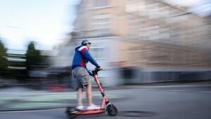 Fahrt mit E-Scooter