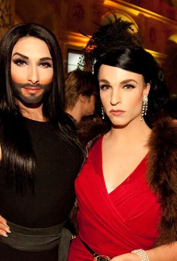 Conchita Wurst und Tamara Mascara