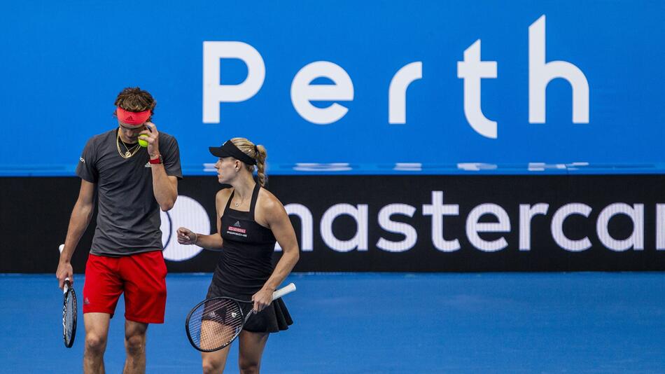 Alexander Zverev, Angelique Kerber, Perth, Australien, Hopman Cup