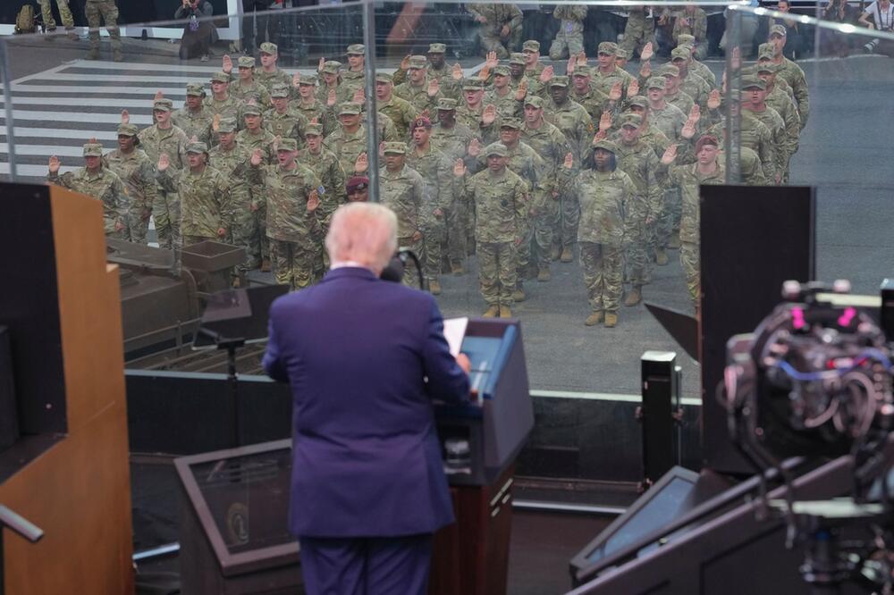 Militärparade in Washington