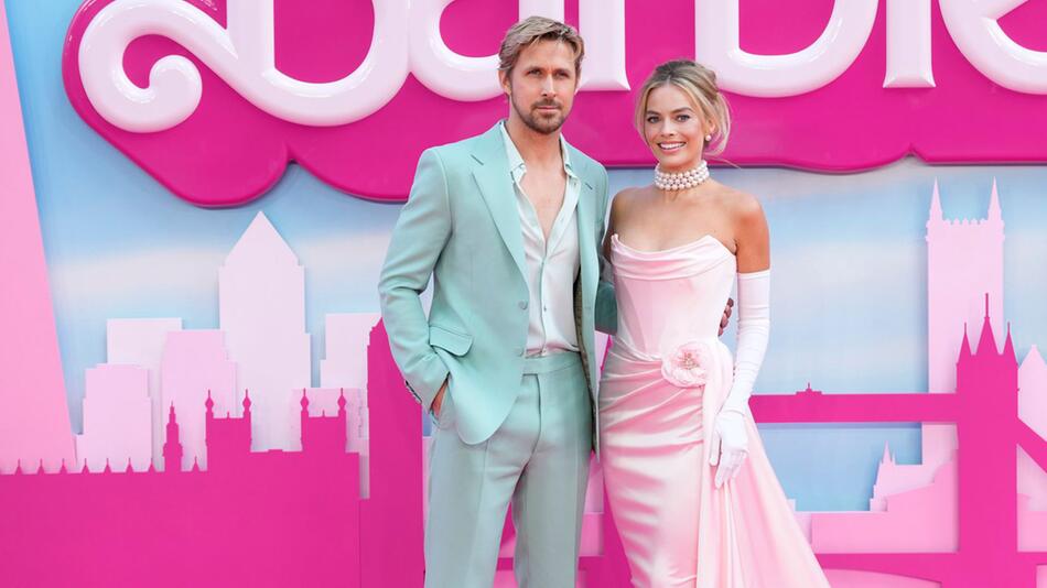 "Barbie"-Schauspieler Ryan Gosling und Margot Robbie
